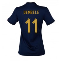 Francúzsko Ousmane Dembele #11 Domáci Ženy futbalový dres MS 2022 Krátky Rukáv